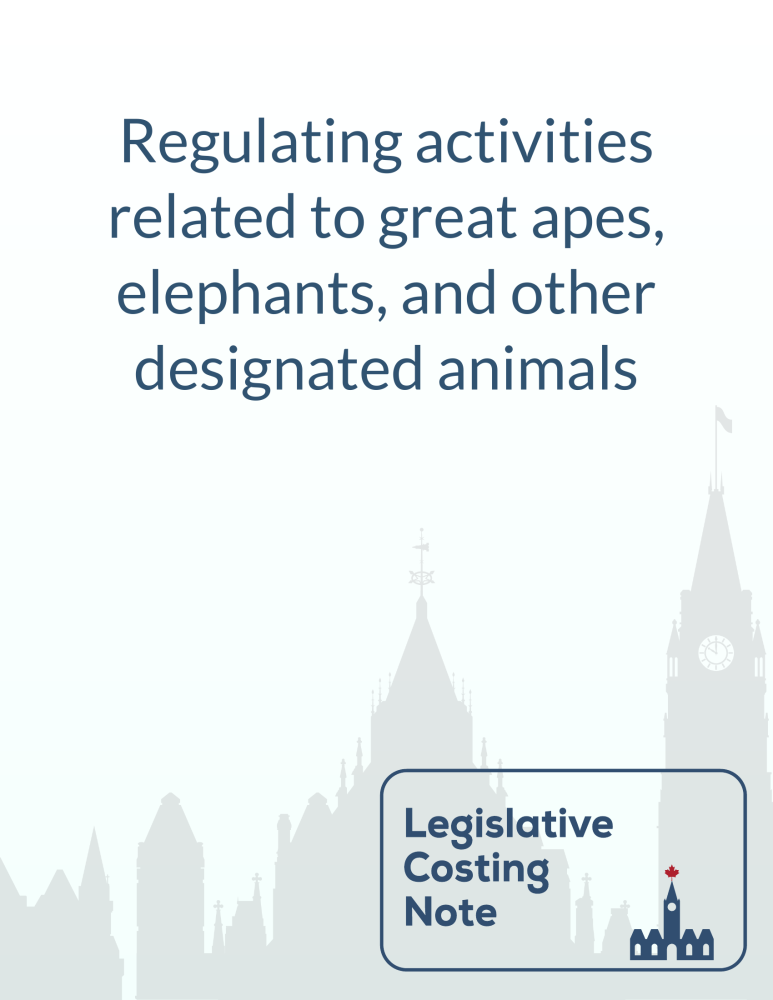 Regulating activities related to great apes, elephants, and other