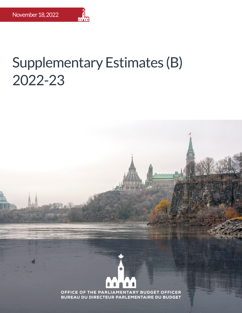 Supplementary Estimates (B) 2022-23