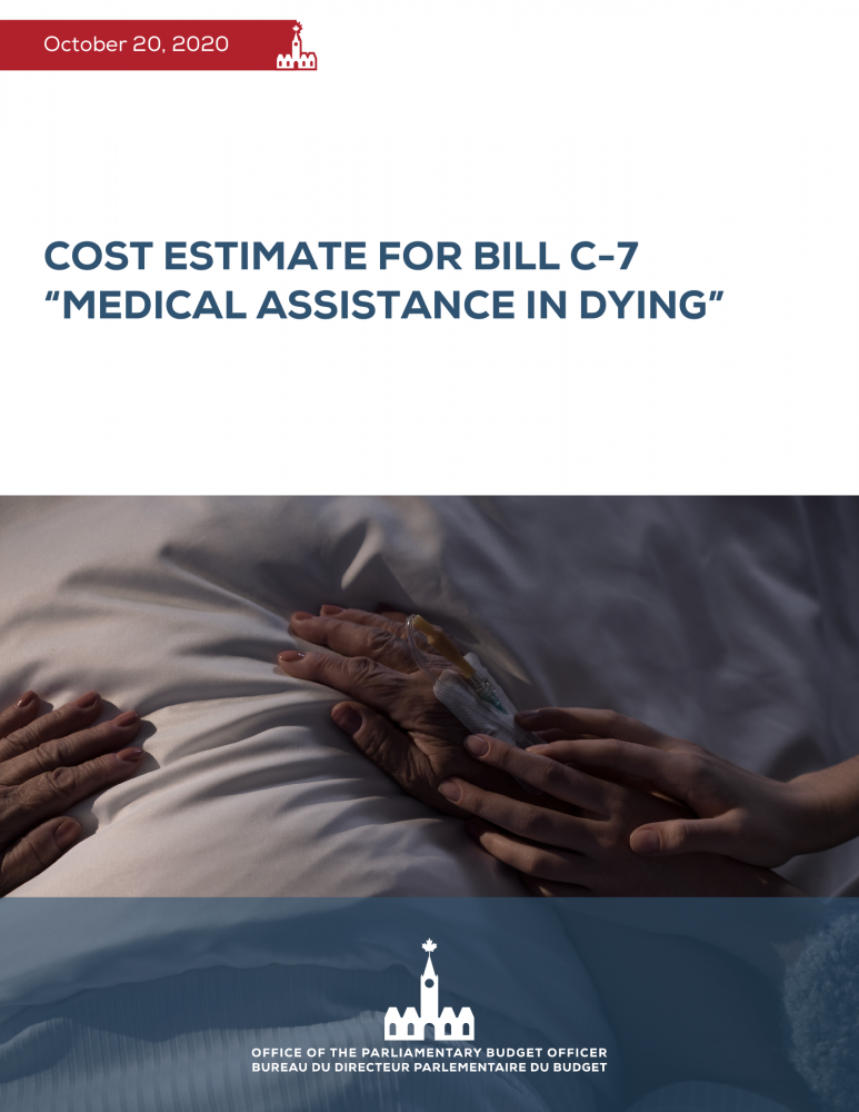 Cost Estimate for Bill C7 “Medical Assistance in Dying”