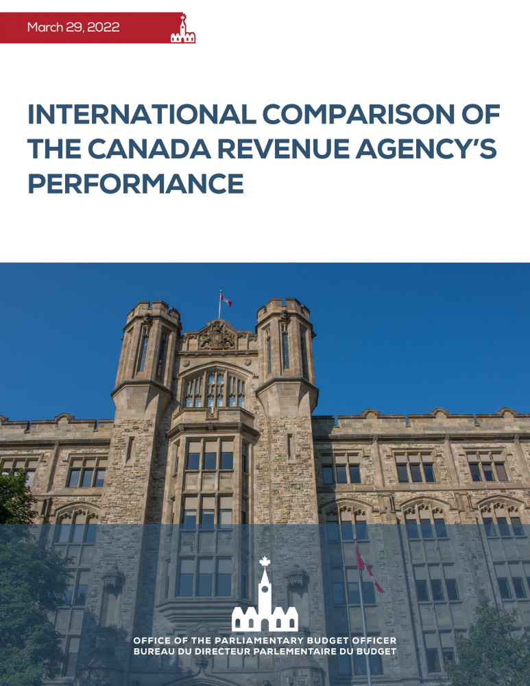 International Comparison of the Canada Revenue Agency’s Performance