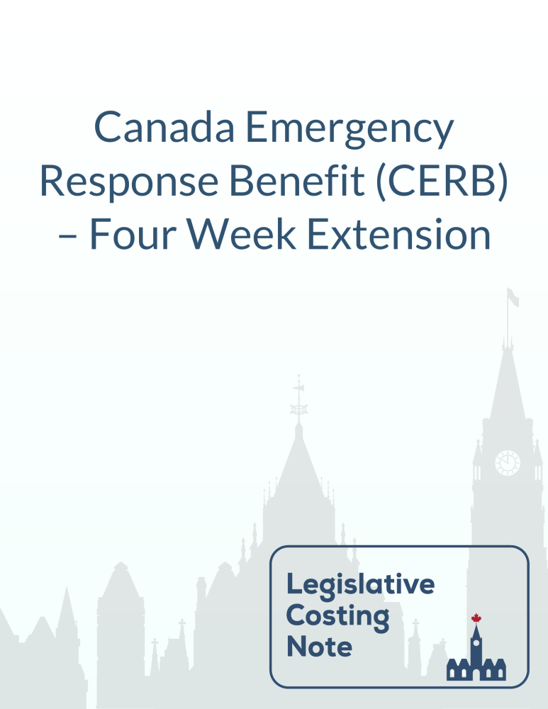 Canada Emergency Response Benefit (CERB) Four Week Extension