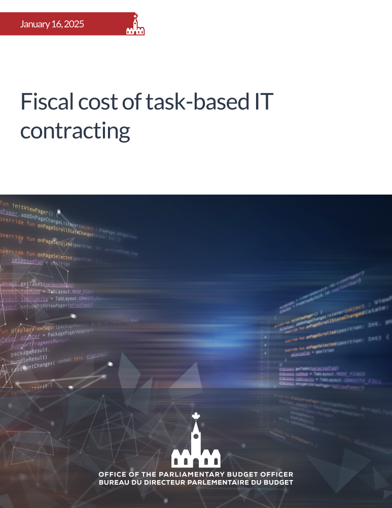 Fiscal cost of task-based IT contracting