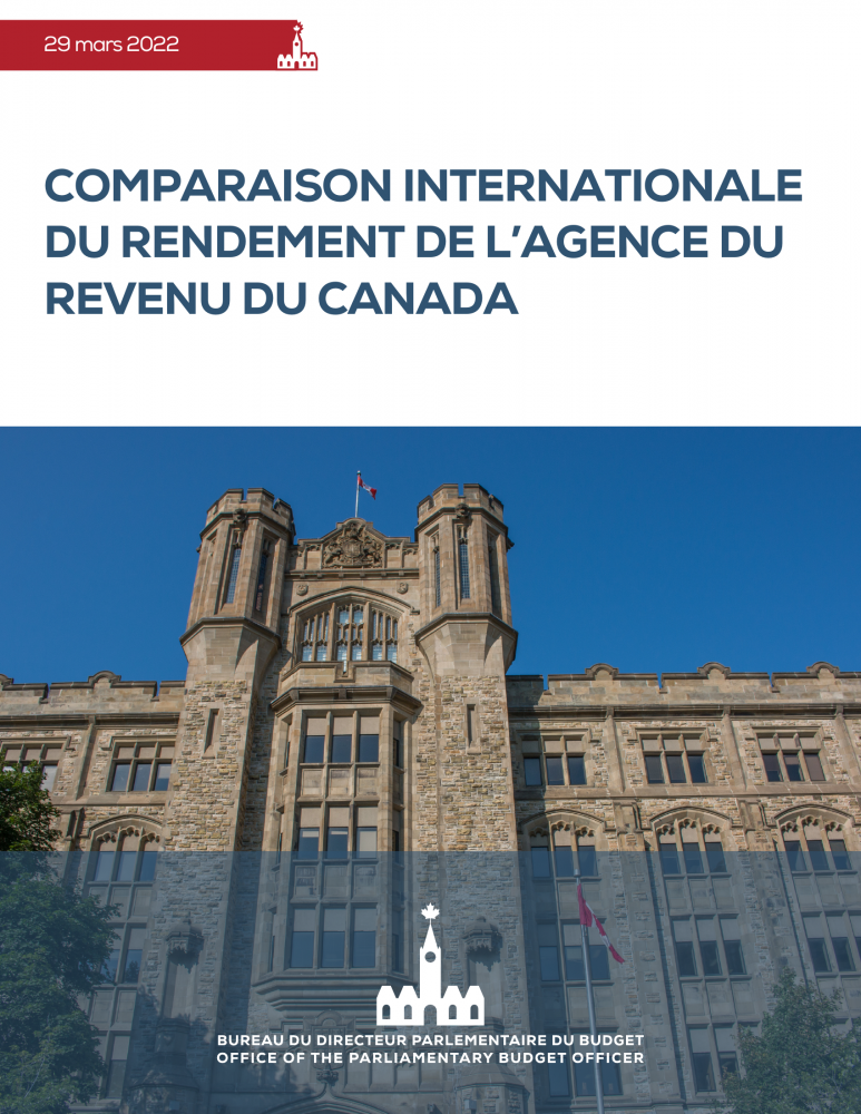 Comparaison internationale du rendement de l’Agence du revenu du Canada
