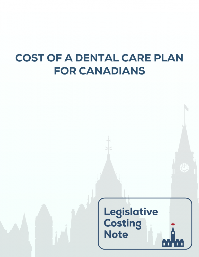 Cost of a Dental Care Plan for Canadians